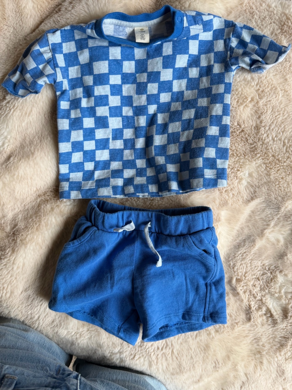 Blue short set Tucker and Tate